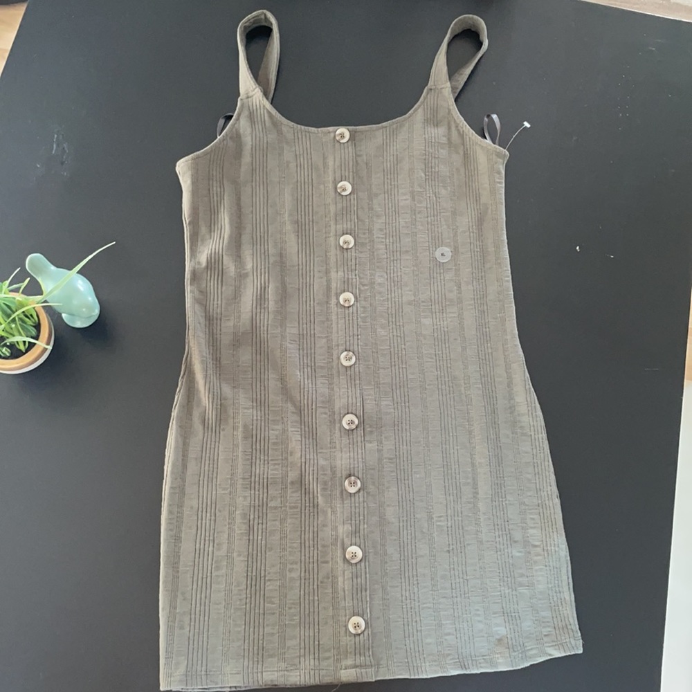 Aeropostale Olive Midi Dress